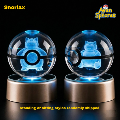 3D Laser-engraved Crystal Spheres