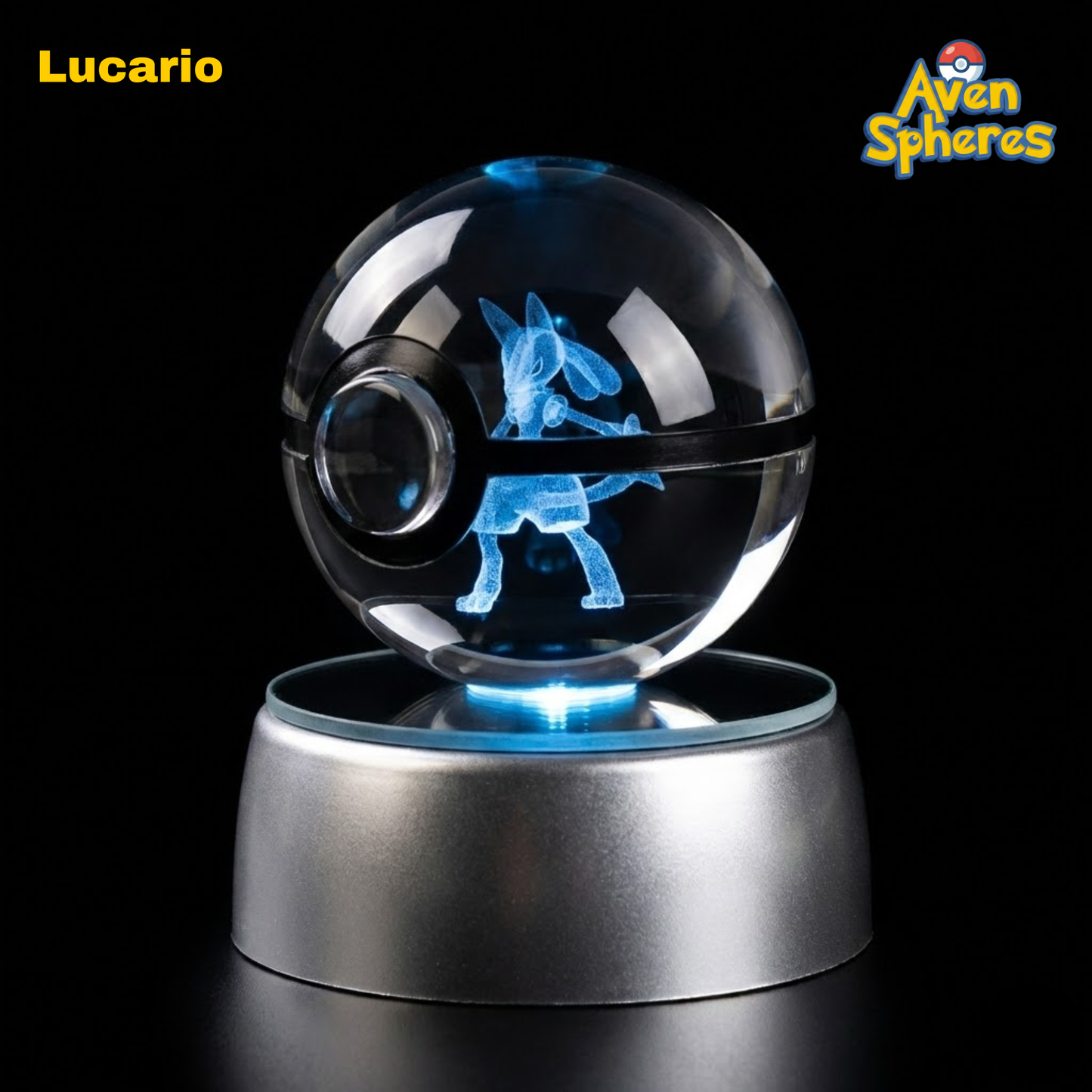 3D Laser-engraved Crystal Spheres