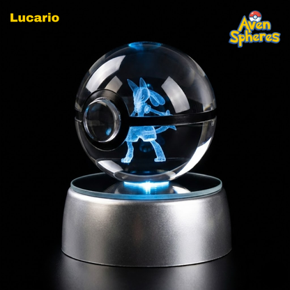 3D Laser-engraved Crystal Spheres