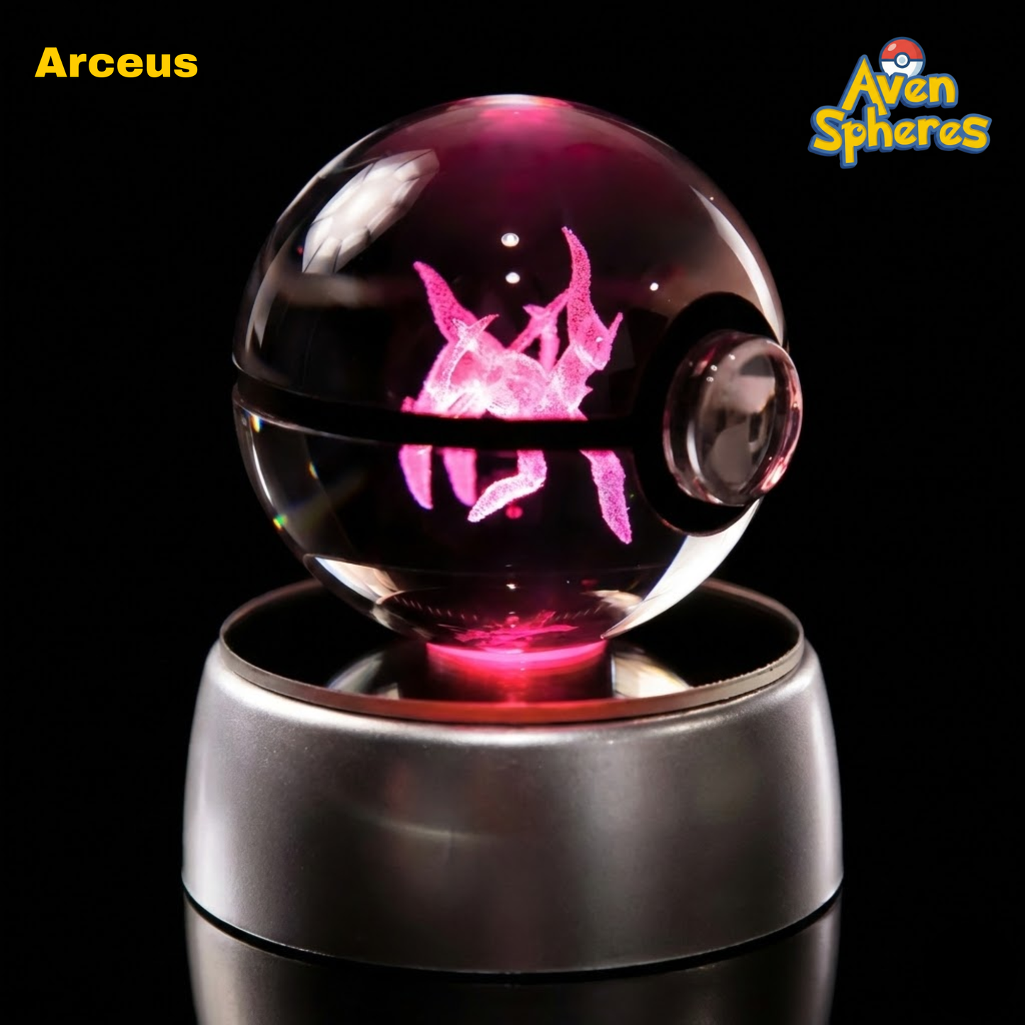 3D Laser-engraved Crystal Spheres