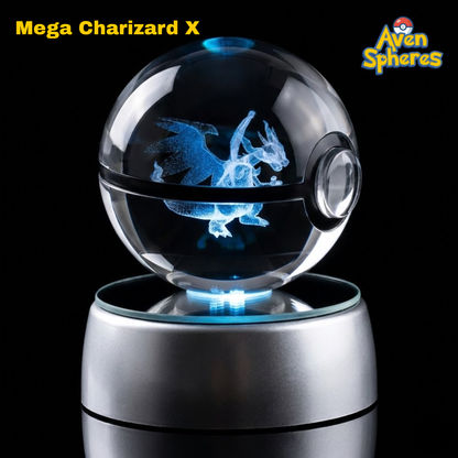 3D Laser-engraved Crystal Spheres