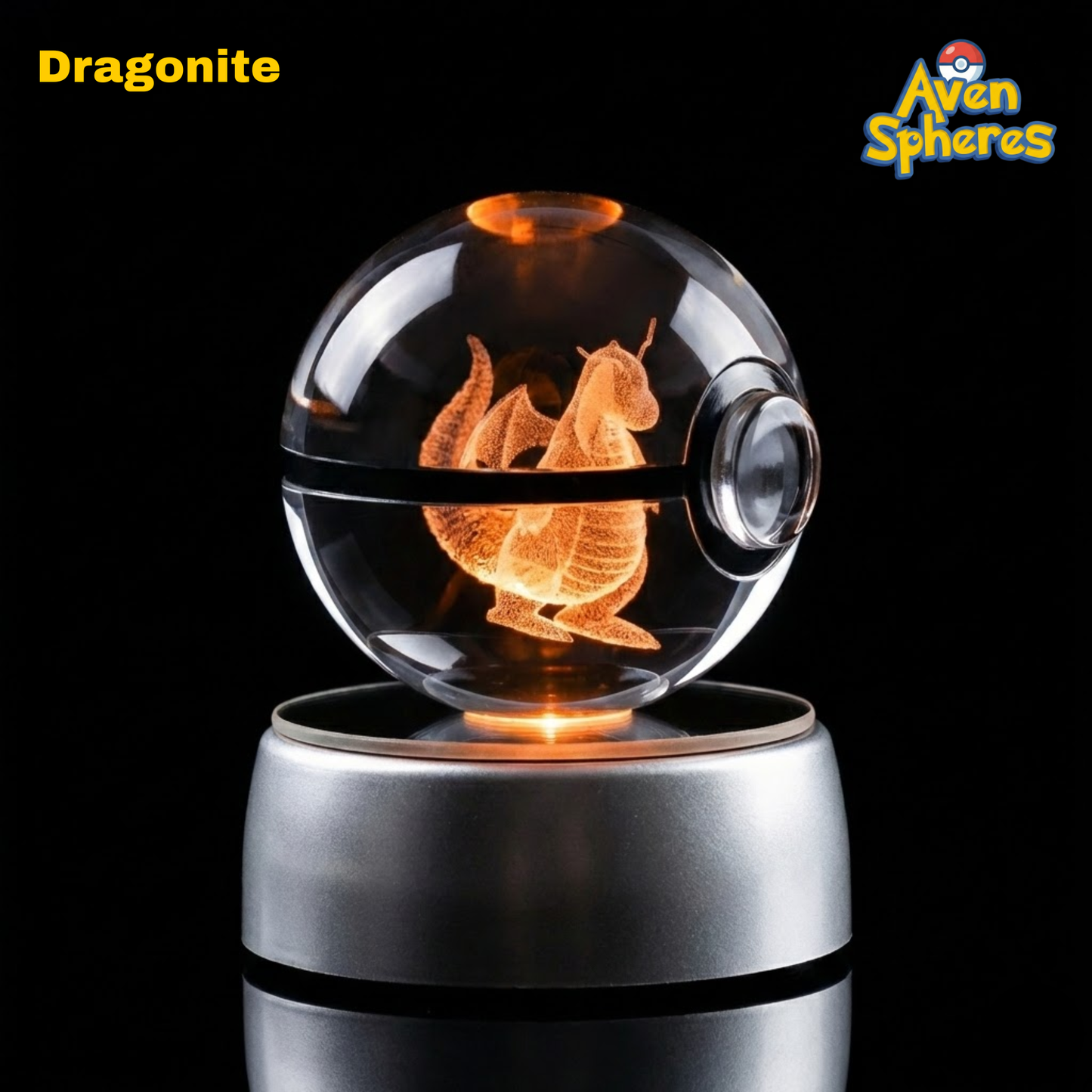 3D Laser-engraved Crystal Spheres