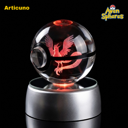 3D Laser-engraved Crystal Spheres