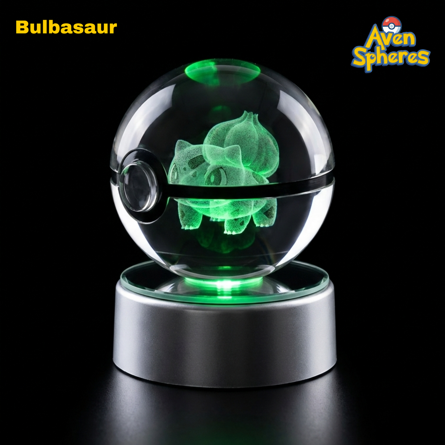 3D Laser-engraved Crystal Spheres