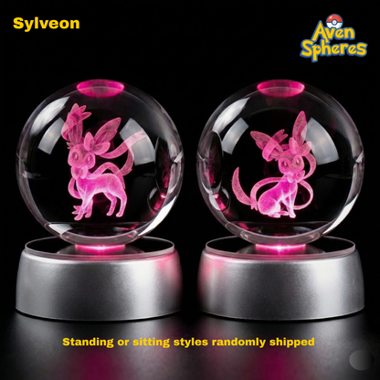 3D Laser-engraved Crystal Spheres