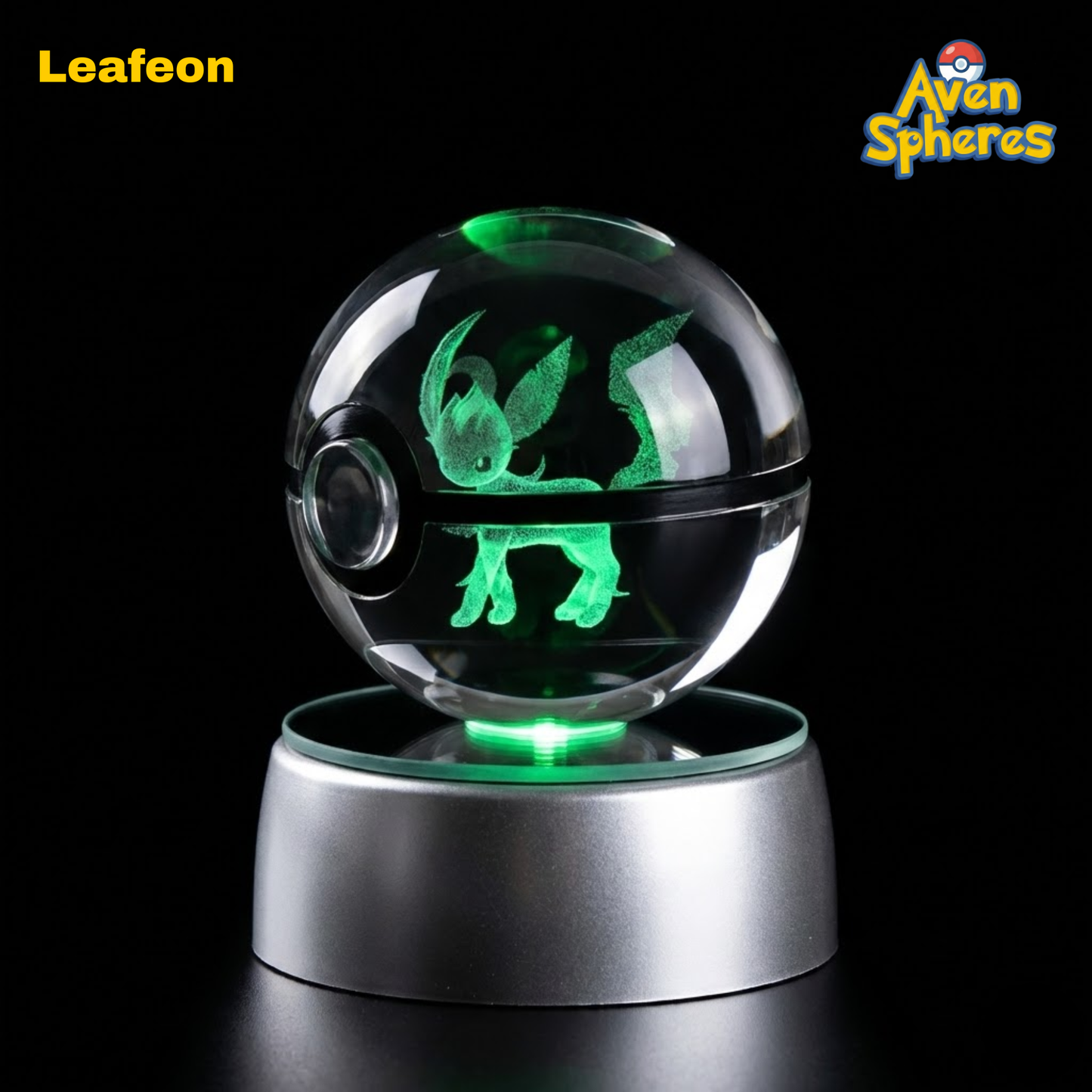 3D Laser-engraved Crystal Spheres