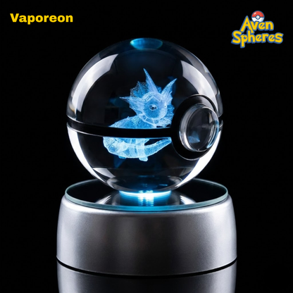 3D Laser-engraved Crystal Spheres