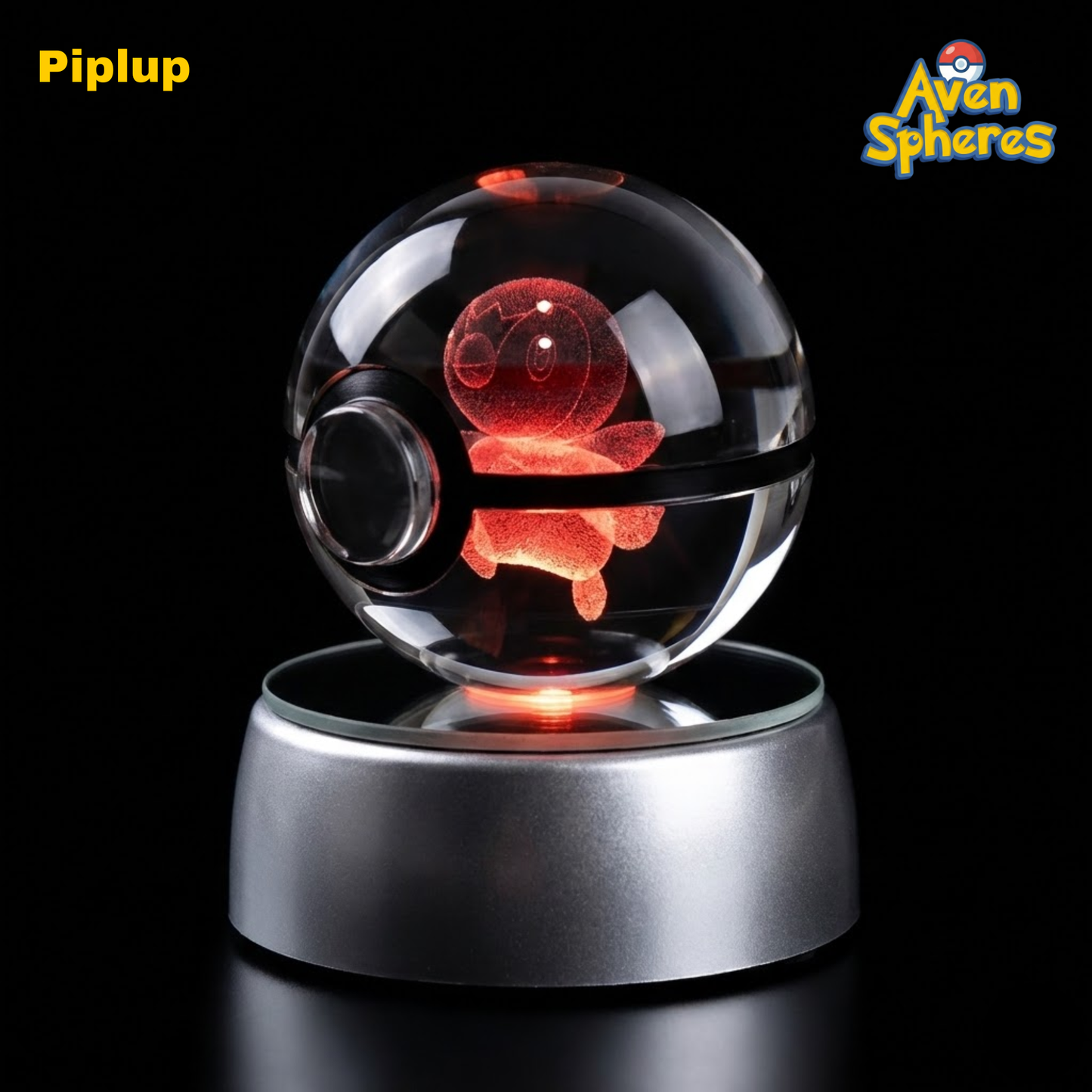 3D Laser-engraved Crystal Spheres