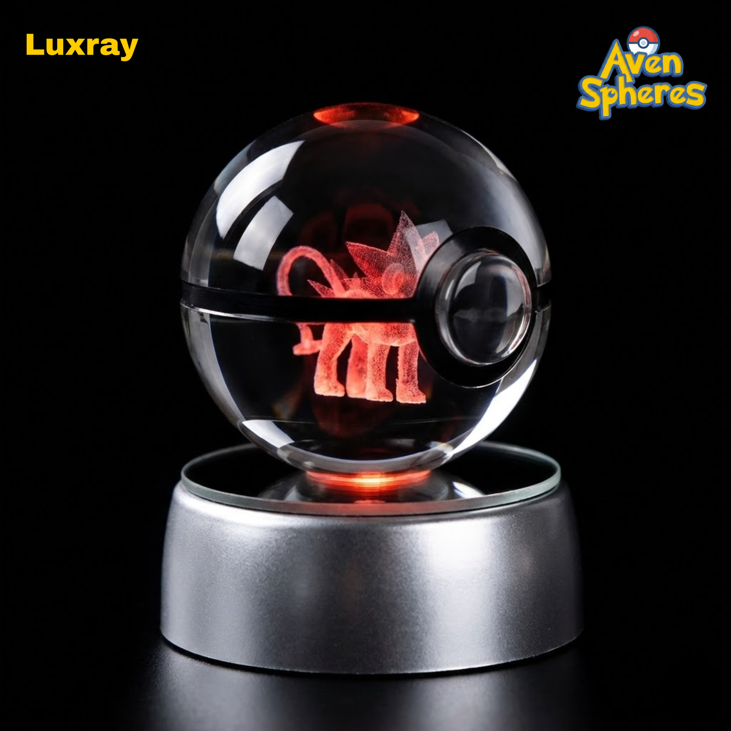 3D Laser-engraved Crystal Spheres