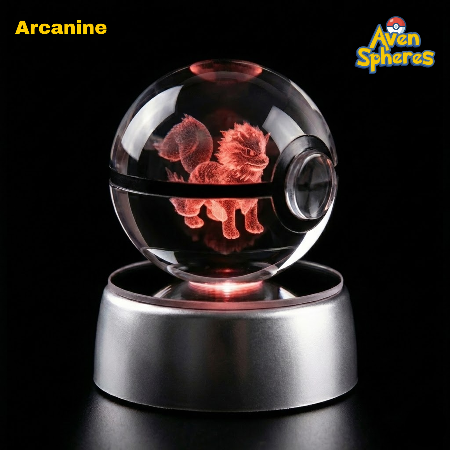 3D Laser-engraved Crystal Spheres