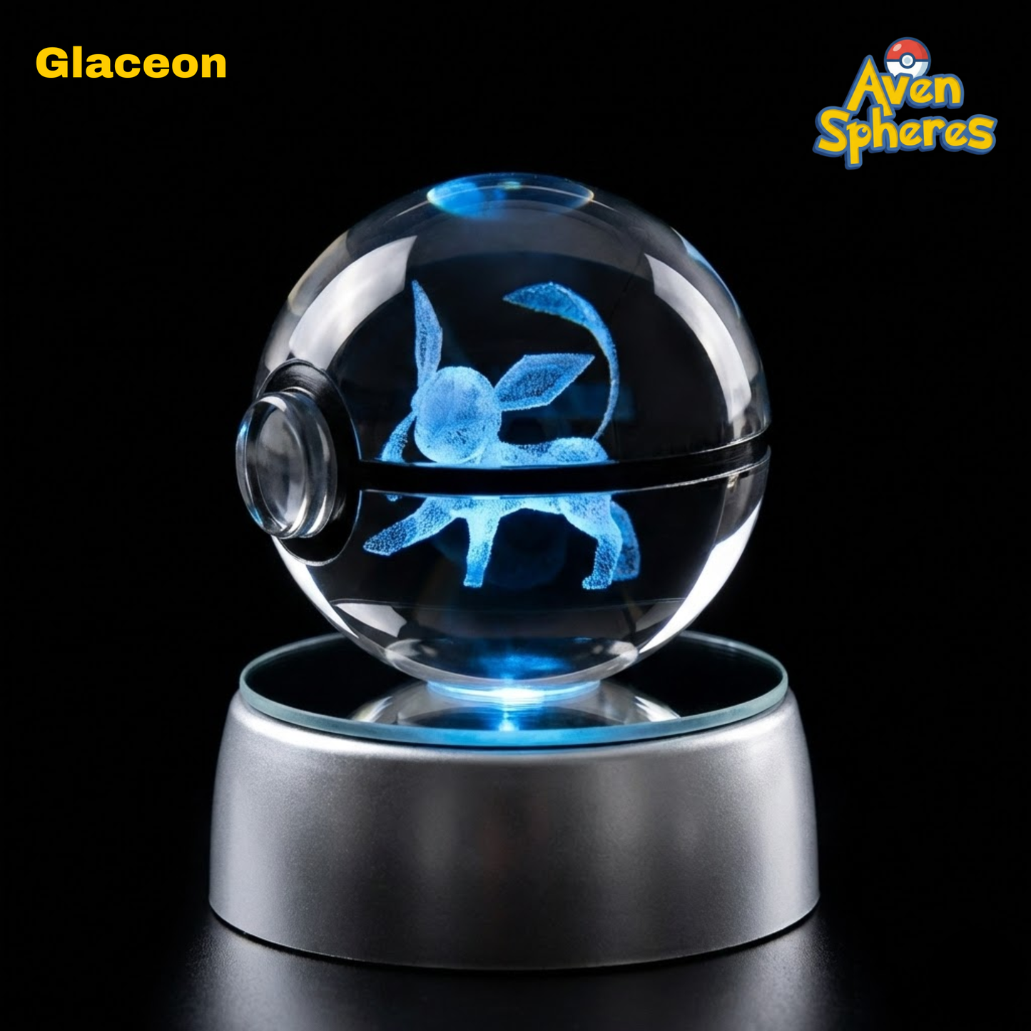 3D Laser-engraved Crystal Spheres