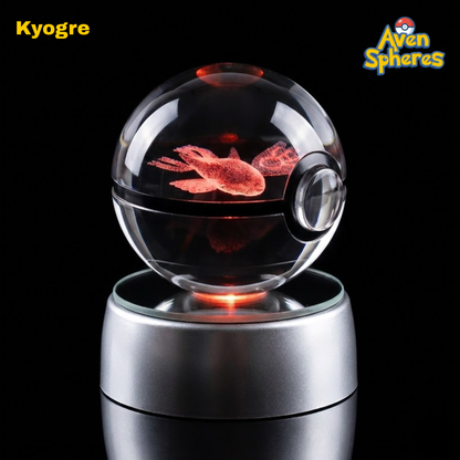 3D Laser-engraved Crystal Spheres