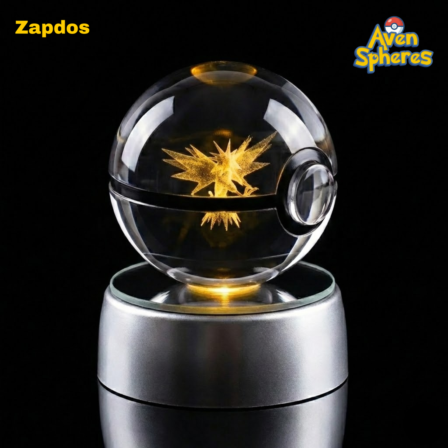 3D Laser-engraved Crystal Spheres