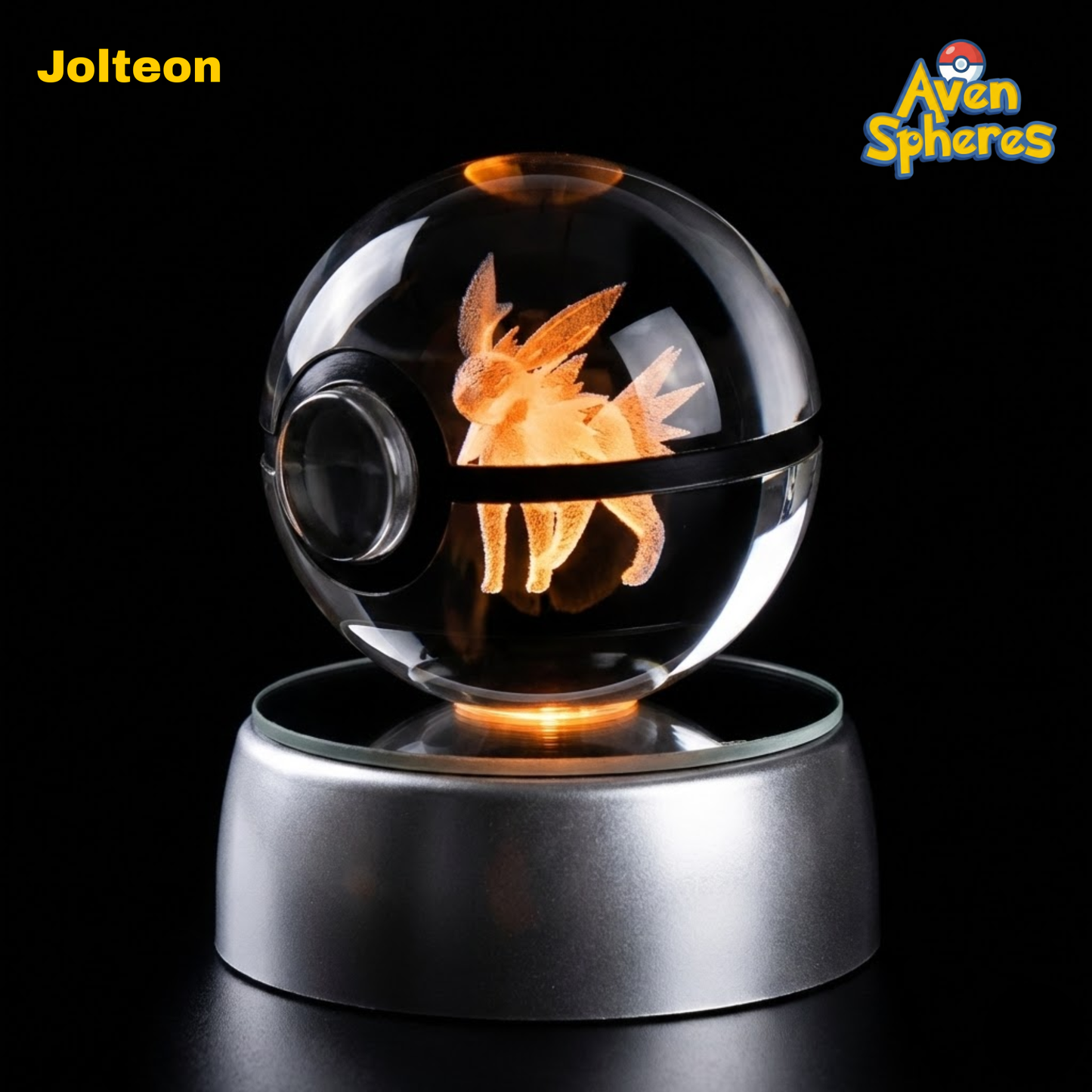 3D Laser-engraved Crystal Spheres