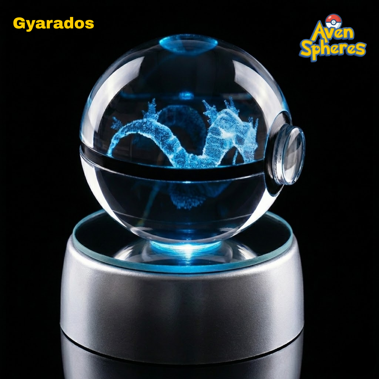 3D Laser-engraved Crystal Spheres