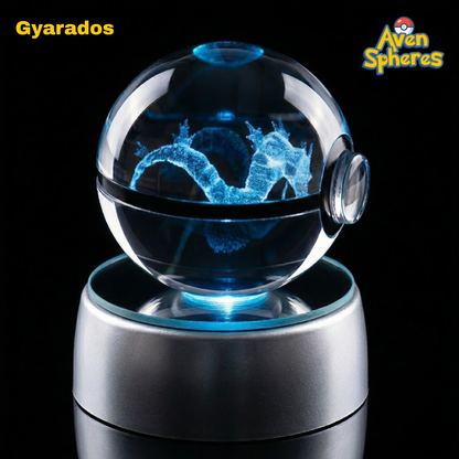 3D Laser-engraved Crystal Spheres