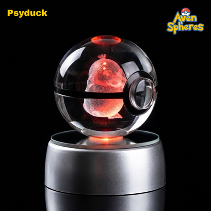 3D Laser-engraved Crystal Spheres