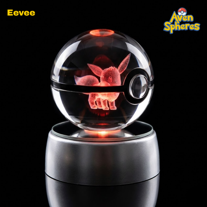 3D Laser-engraved Crystal Spheres