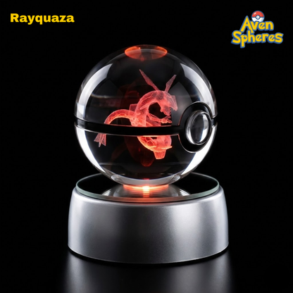 3D Laser-engraved Crystal Spheres