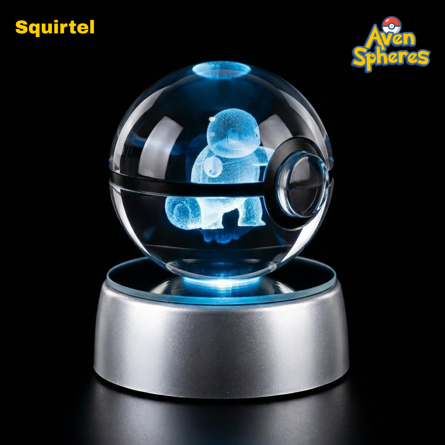 3D Laser-engraved Crystal Spheres